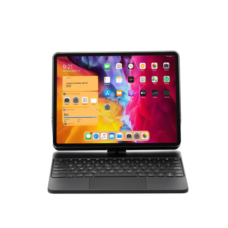 Tainuo High Quality Slim Wireless Keyboard Cover BT Keyboard with Trackpad Magic Keyboard For Ipad Pro 11 Inch