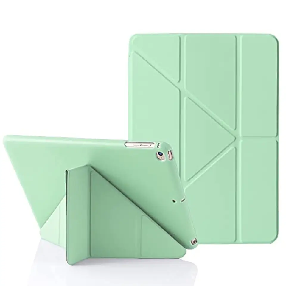 Tainuo Frosted Back Protective Smart Cover with Holder Auto Wake/Sleep Case for iPad Pro 9.7/10.2/10.5/10.9/11/12.9 inch