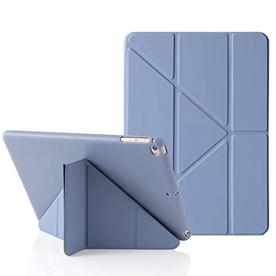 Tainuo Frosted Back Protective Smart Cover with Holder Auto Wake/Sleep Case for iPad Pro 9.7/10.2/10.5/10.9/11/12.9 inch