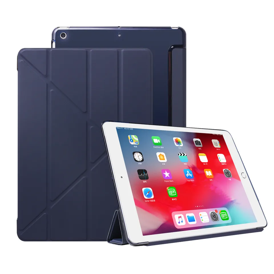 Tablet Covers Cases For Newest iPad 10 Air 5 10.9 Pro 11 Trifold Folio Stand Smart Cover with Soft TPU Magic Wake Up Sleep