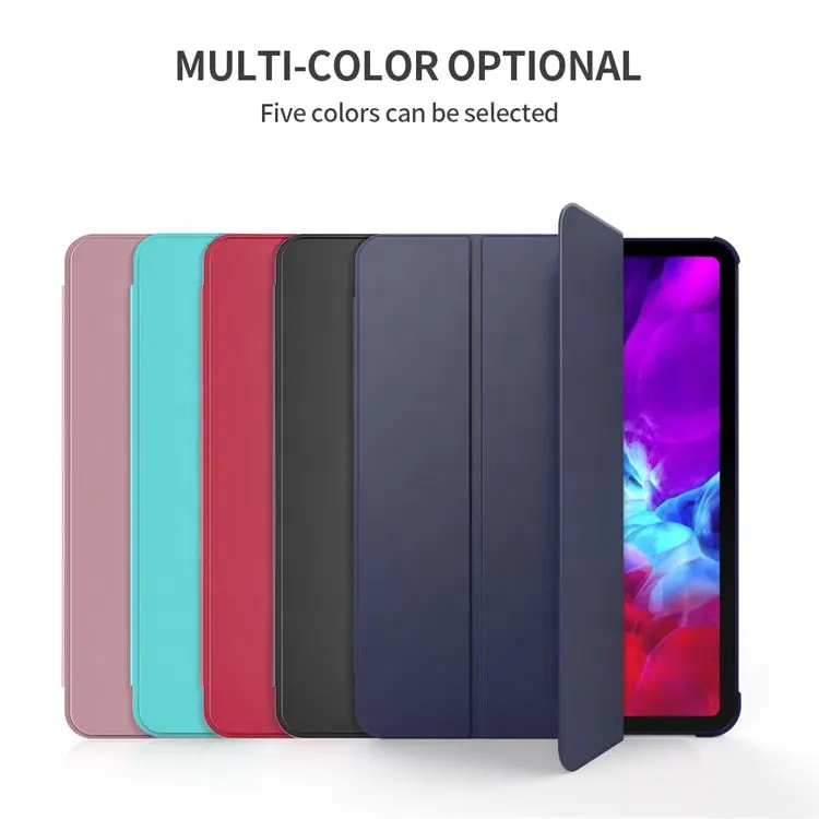 Tainuo Slim Protective Cover with Holder Auto Wake Sleep Case for iPad Pro 9.7/10.2/10.5/10.9/11/12.9 inch Logo Acceptable