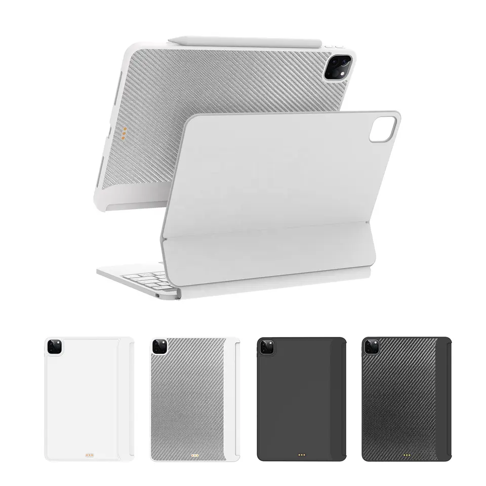 Tainuo Newest Air 4 PU Leather Pencil Holder Touchpad Wireless Keyboard Case for iPad 10.9