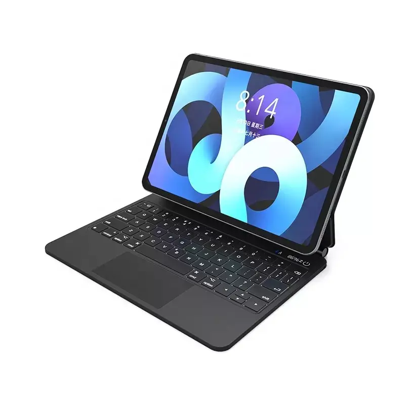 Tainuo Factory Wholesale Smart Tablet PU Leather 7 Colors Backlight BT Wireless Keyboard Case for iPad Pro 11