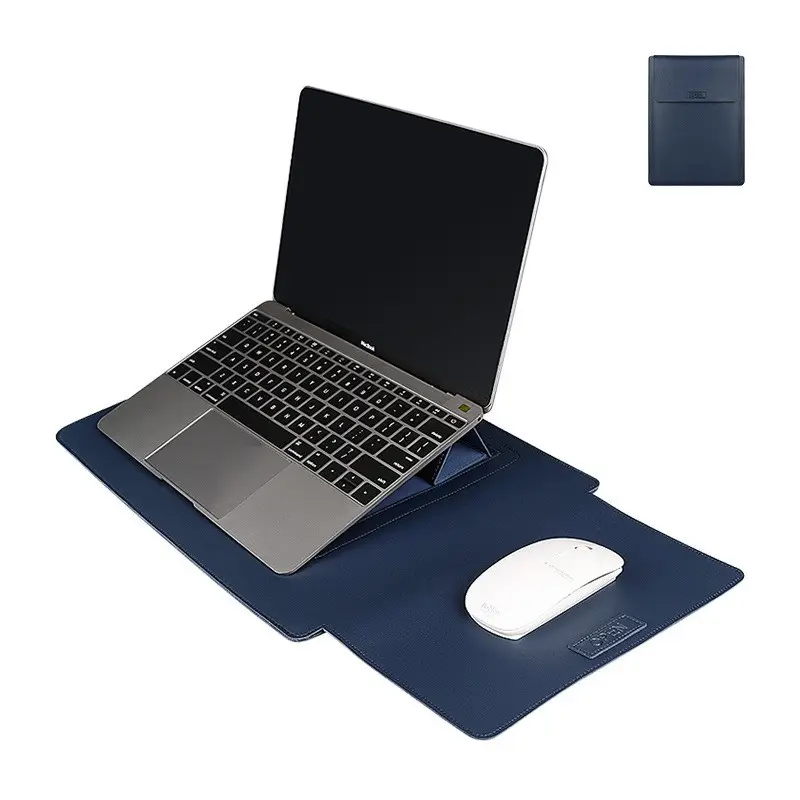 OEM PU Leather Sleeve Case For Macbook Natebook sleeve Leather Stand Cover Portable Notebook Protector Bag Laptop Sleeve