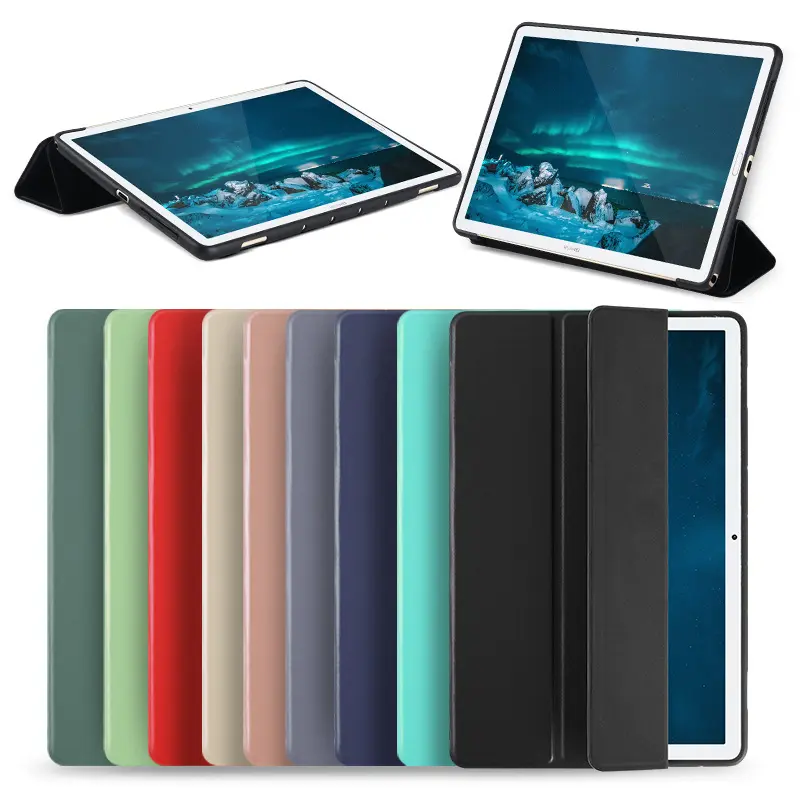 Tainuo 2023 Tablet cover 10.2 10.5 inch Case for Ipad With Pencil Holder Slim PU Leather Case for iPad 7th Generation Case