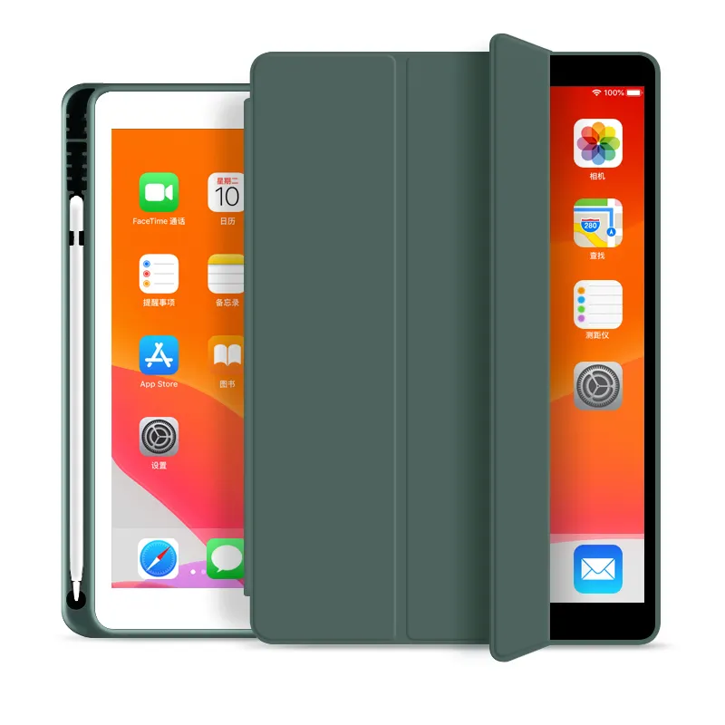 Tainuo Auto Sleep Wake Function Flip Stand Pu Leather Tablet Holder For Apple iPad Pro 12.9 Inch Cover Case for iPad