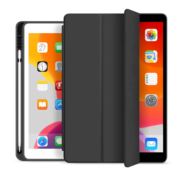 Tainuo PU Leather Trifold Flip Case Cover For iPad Pro 12.9 2021