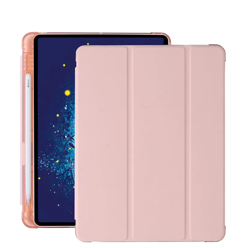 Tainuo New Design Soft Tpu Magnetic With Pencil Holder Smart Trifold Flip Case Cover For Apple Ipad Air 4/5 10.9 Inch 10th 2022