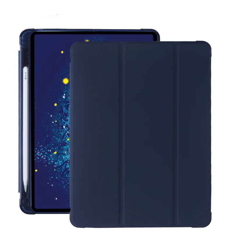 Tainuo New Design Soft Tpu Magnetic With Pencil Holder Smart Trifold Flip Case Cover For Apple Ipad Air 4/5 10.9 Inch 10th 2022