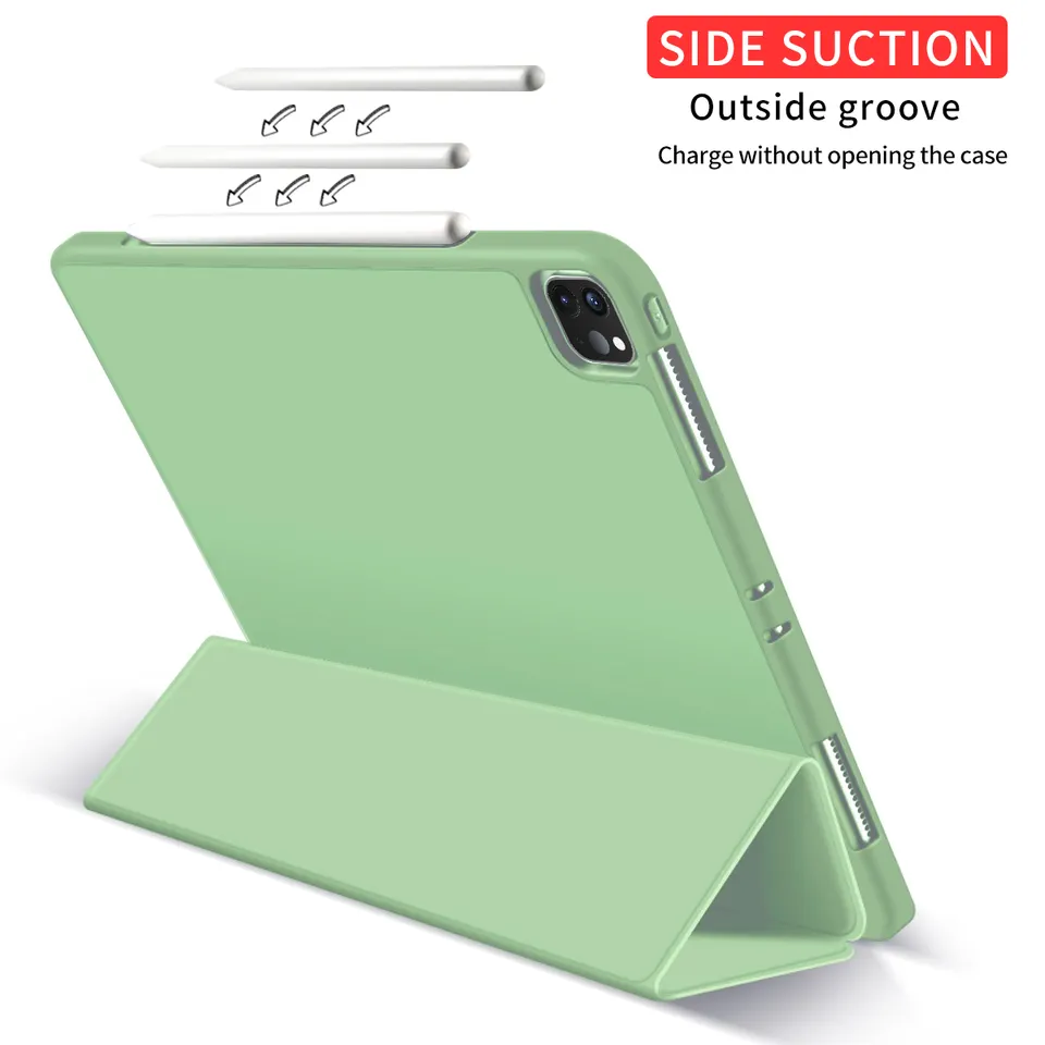 Tainuo 2023 New Arrival Smart Folio Cover PU Leather Case Tablet Protective Shell Flip Type Cover For iPad Pro 12.9