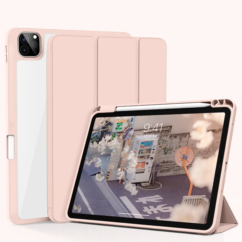 Tainuo New Arrival Shockproof Flexible Soft Transparent Clear Tablet Case Cover For Apple Ipad Air 5 10.9 2022 Fundas