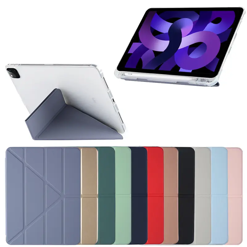 Tainuo Wholesale Price Auto Sleep And Wake Tri-Fold Custom Made 10.2 Inch Tablet Case For Ipad Mini 6 Magnetic Cover Case