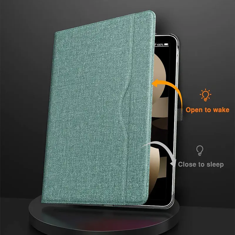 Tainuo OEM Custom Magnetic Design PU Leather Smart Folio Tablet Cover Case for iPad 9th 10th Generation 10.2 10.9 inch Case