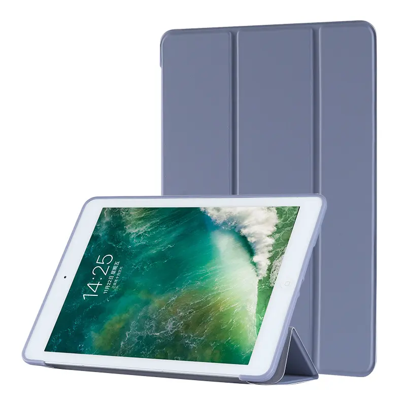 Tainuo Trifold 8th Generation Tablet Case Silicone Soft Shockproof Case For Apple Ipad 9Th Gen 2020 10.2 Inch Tablet Cover