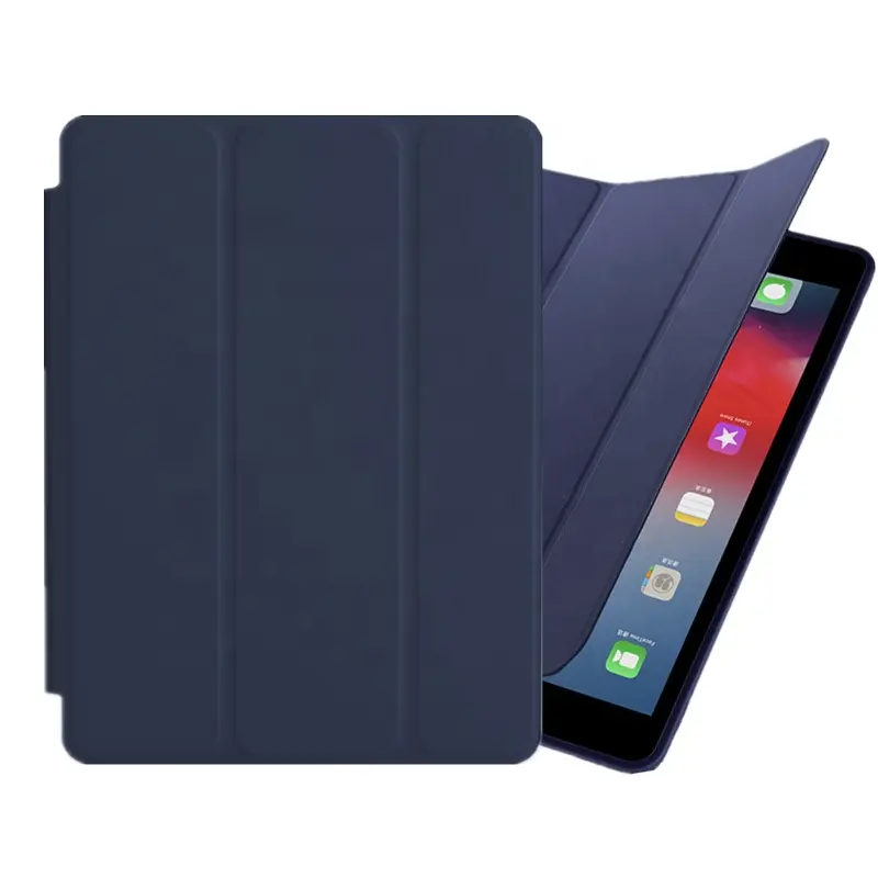 Tainuo Trifold 8th Generation Tablet Case Silicone Soft Shockproof Case For Apple Ipad 9Th Gen 2020 10.2 Inch Tablet Cover