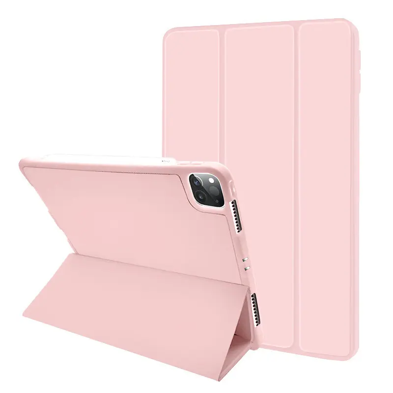 Tainuo For iPad 3-fold support case anti-drop iPad leather case iPad Pro 11 leather case with magnetic