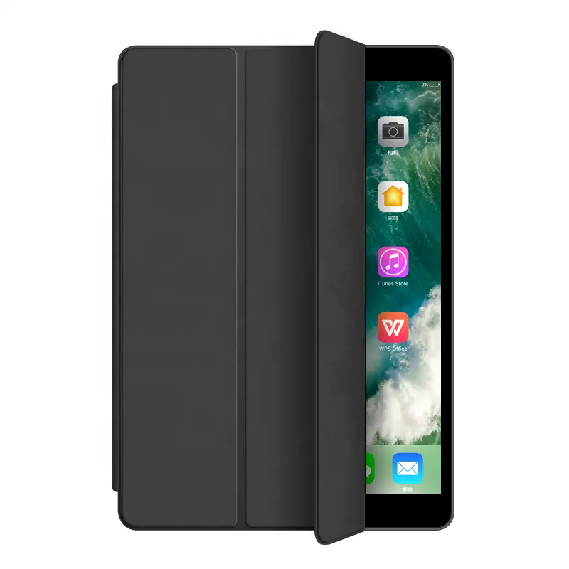 New Wholesale Custom Soft Silicone Back Cover PU Leather Shockproof for New iPad 10.2 inch Tablet Case for iPad 7th