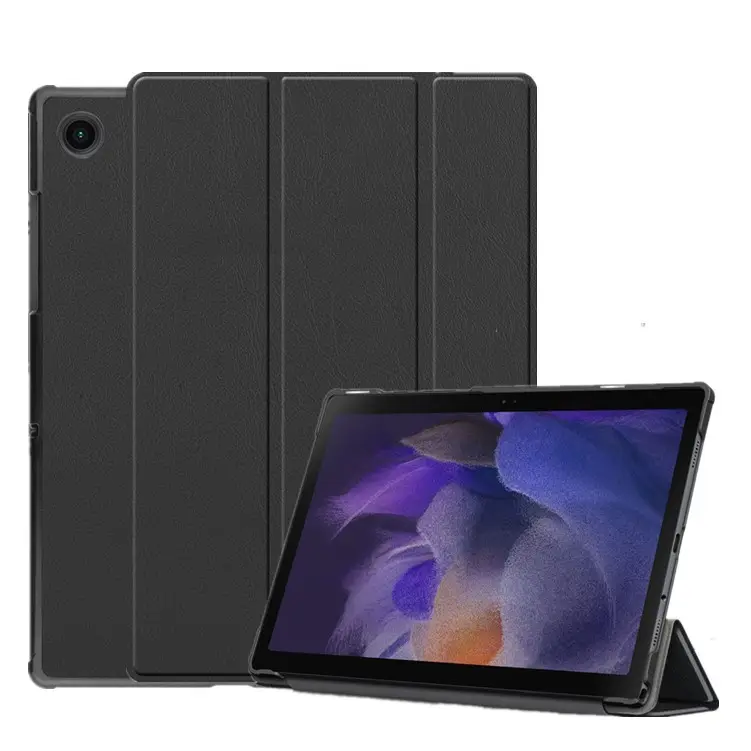 Tainuo Wholesale Custom Business Pencil Holder Tri-fold PU Leather Smart Stand Cover Tablet Case for iPad Pro 11 12.9