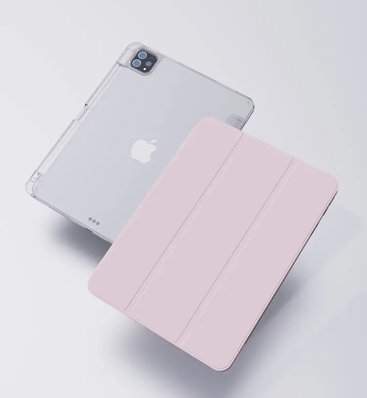 Tainuo Wholesale Customization New Pen Slot Soft TPU Case For iPad Pro 12.9 2020 With Pencil Holder