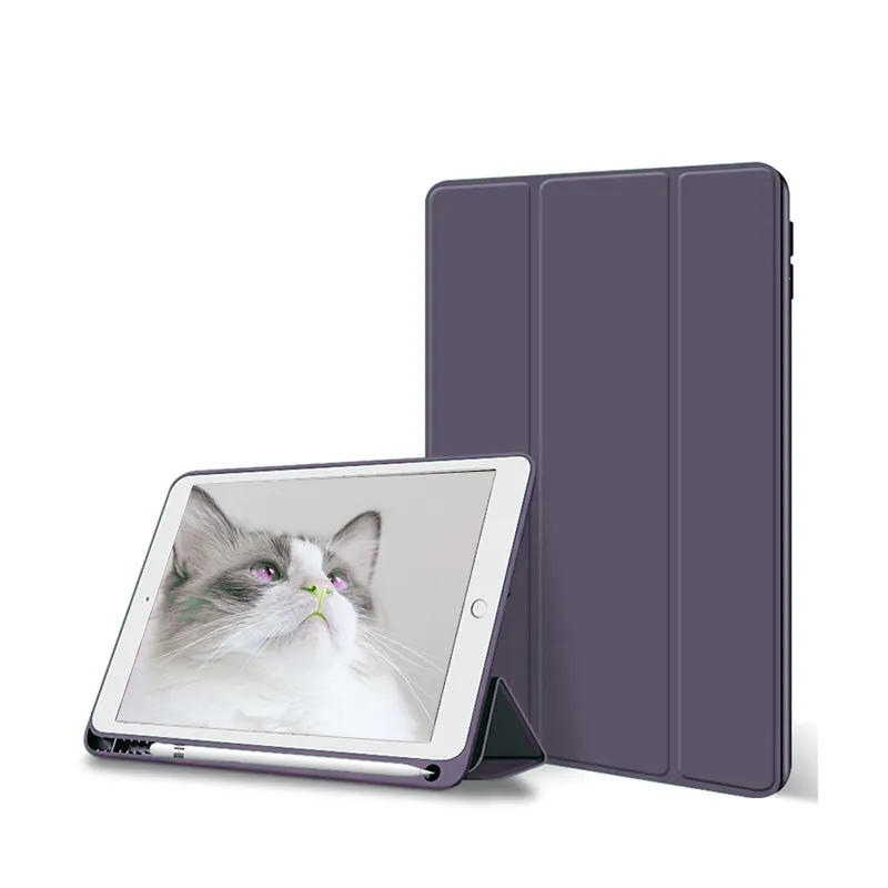 Wholesale customizable Hybrid Slim tablet Leather For iPad 7th 8th 9th 10.2 inch 2021 2020 2019 shockproof stand case