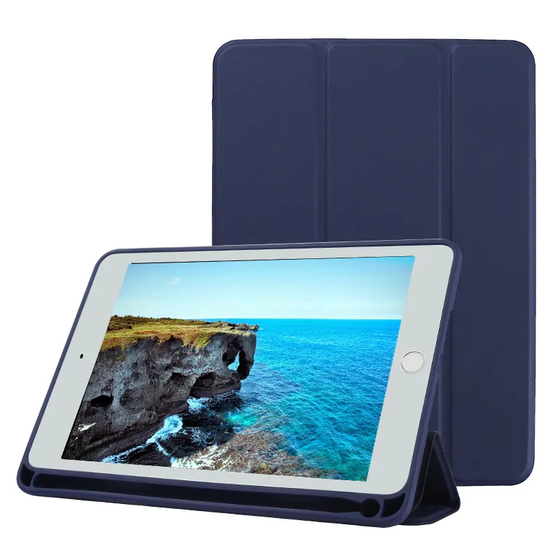 With Pencil Holder Case for Ipad 9.7 Air Customized Leather Case Magic Low Price Factory Direct Tablets Case for Ipad Air 1/2