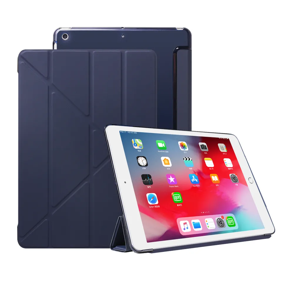 Tainuo Magnetic Tablet Case for iPad 10.2 10.9 Air 5 Pro 11 Pro 12.9 2022 Detachable Kickstand Rugged Leather Case for iPad