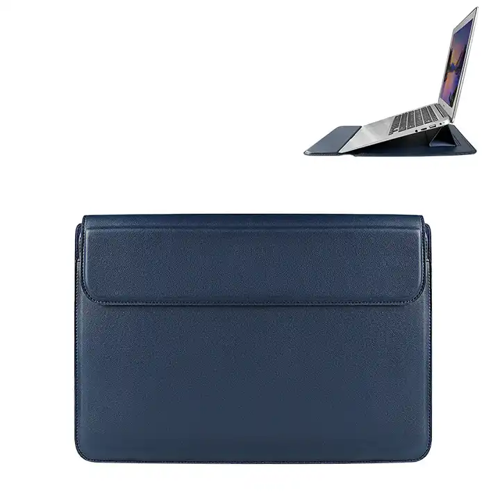 Custom Simple Business Men Computer Tablets Cover Bag Genuine Leather Laptop Case Sleeve