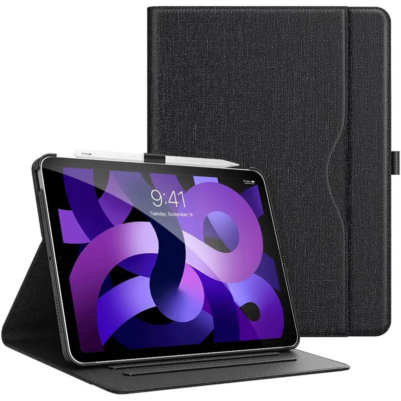 Tainuo Soft PU Leather Tablet Cases Cover Shell with pencil holder for IPAD Mini 6 2021 ipad leather smart cover